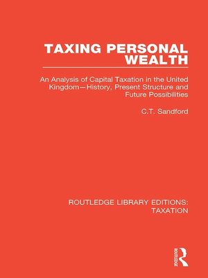 cover image of Taxing Personal Wealth